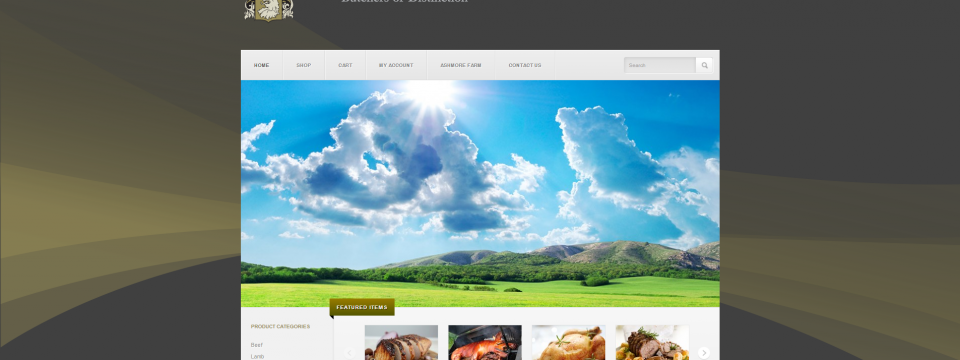 Ashmore Farm e-commerce web site